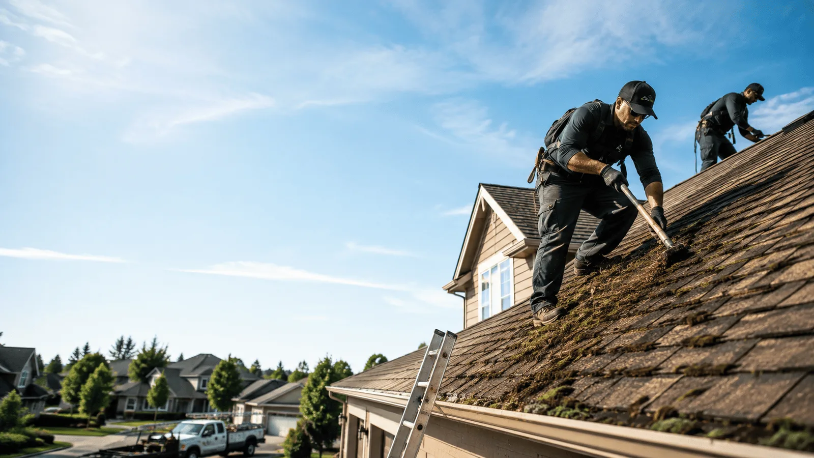 Roof Moss Removal in Saxis, VA near me